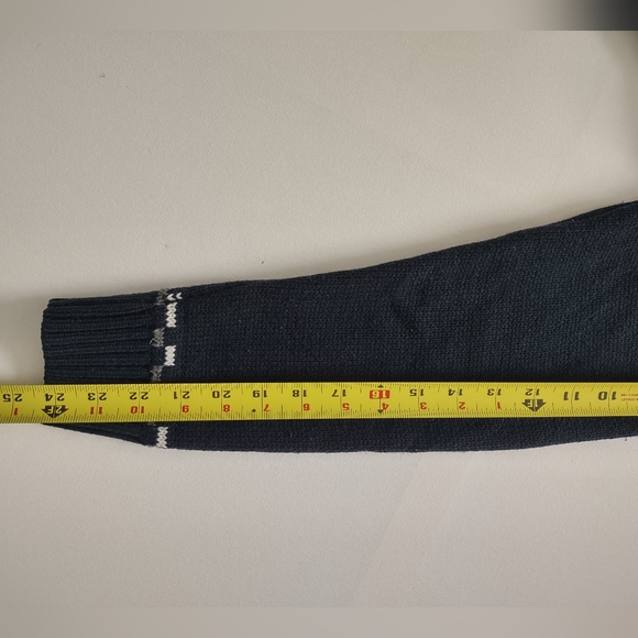 LCW CASUAL Women's Long Sleeve Blue White Sweater M - Picture 6 of 8